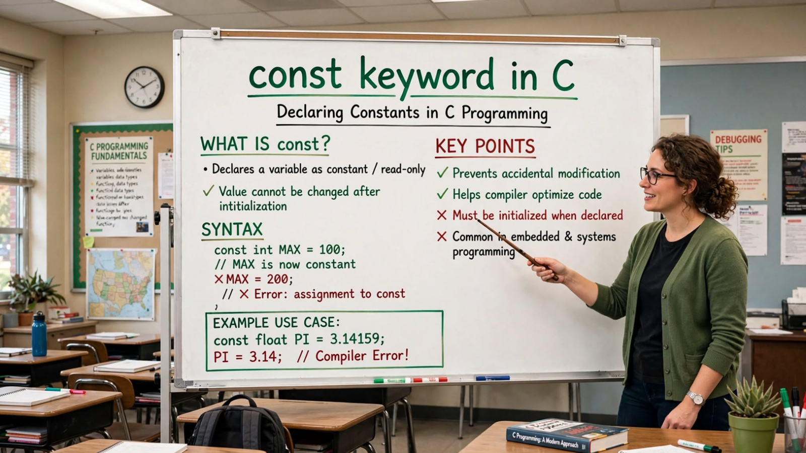 Learn C _Generic keyword: type-safe macros, function overloading simulation, and compile-time type selection with examples.
