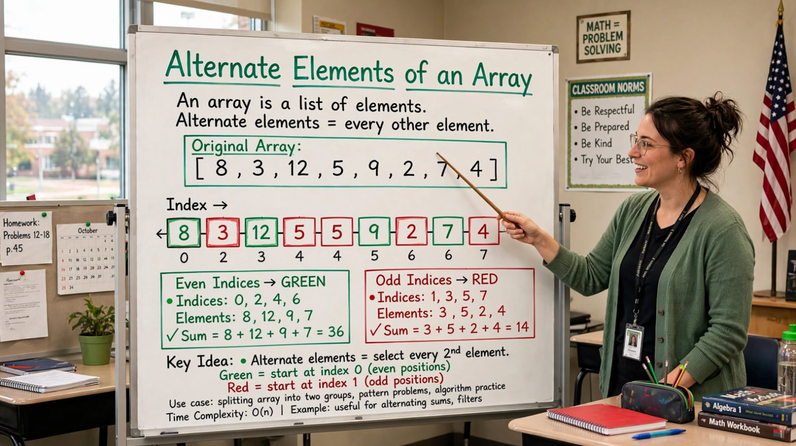 Learn to print alternate array elements using iterative, recursive, and pointer approaches. Master array traversal with practical C examples.
